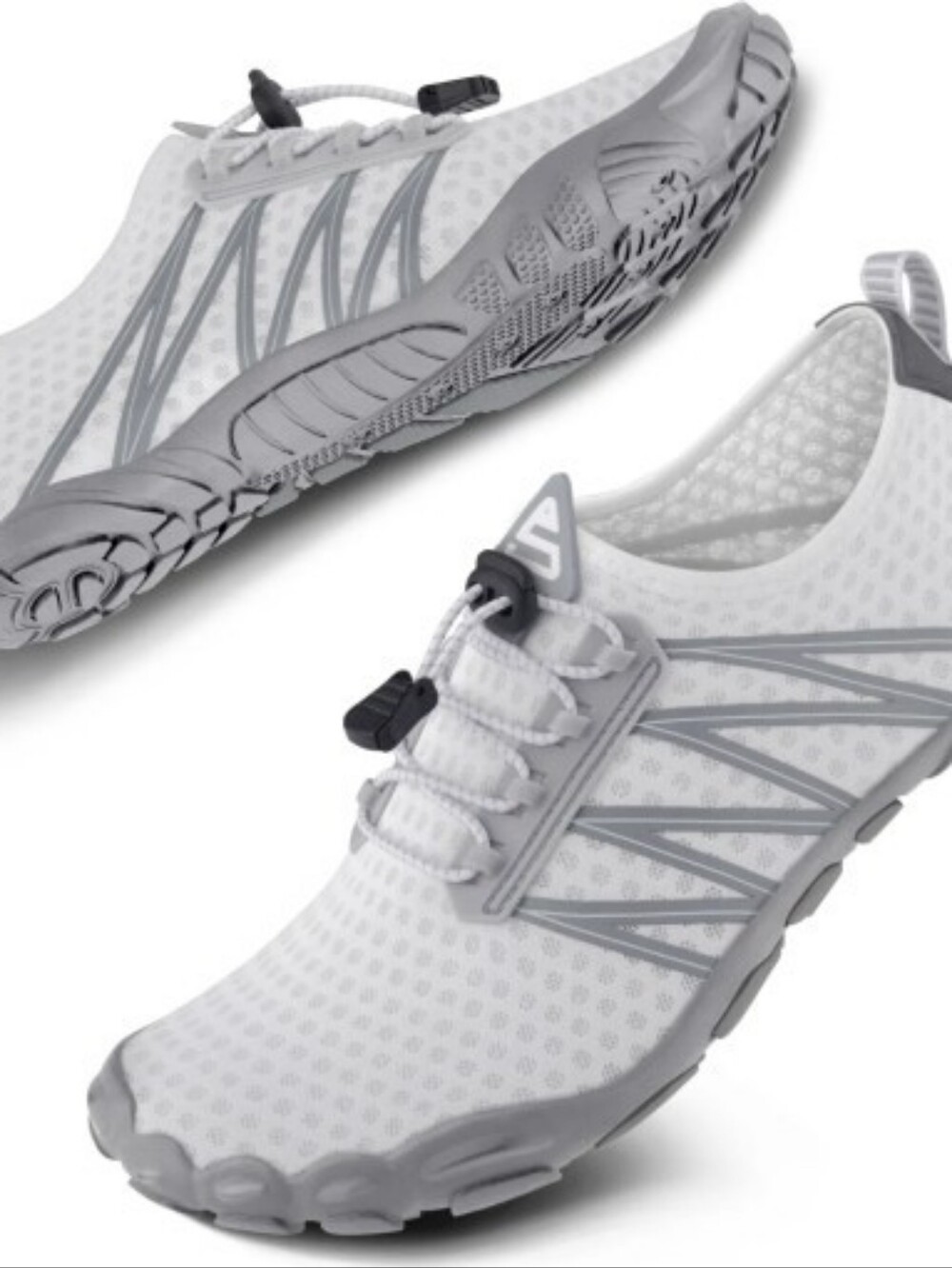 BNIP SEEKWAY Barefoot Water Shoes White EU 42 US Unisex Women's 11 Quick Dry CC